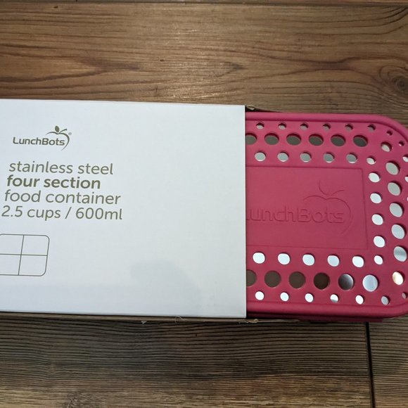 BRAND NEW! Never Used! Set of 2 Lunchbots Quads (with pink & green dot covers) - Picture 6 of 8